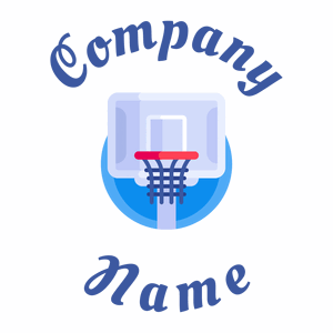 Lavender Blue Basketball on a White background - Sport