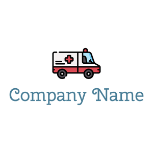 Ambulance on a White background - Hospital & Farmácia