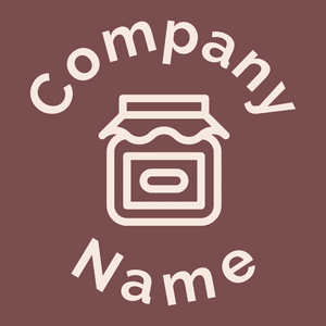 Jam logo on a Solid Pink background - Cibo & Bevande