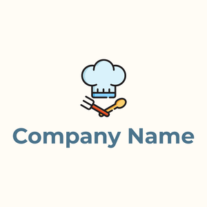 Light Cyan Chef on a Floral White background - Eten & Drinken