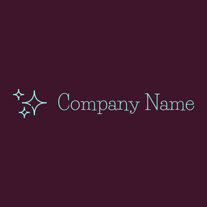 Shining logo on a Blackberry background - Abstrait