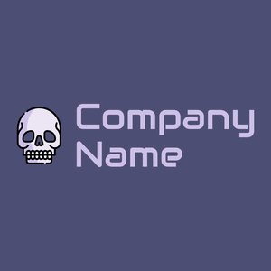 Skull logo on a East Bay background - Abstrait