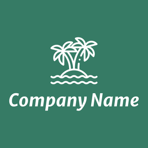 Island logo on a Genoa background - Medio ambiente & Ecología