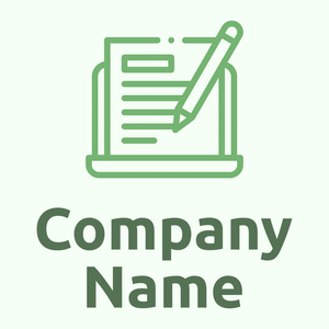 Copywriter logo on a Honeydew background - Negócios & Consultoria