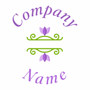 Floral logo on a White background - Bloemist