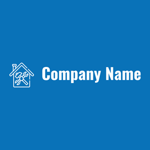 Plumber logo on a Navy Blue background - Affari & Consulenza