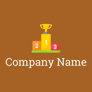 Podium logo on a Rich Gold background - Abstract