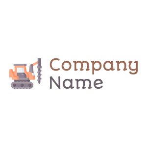 Driller logo on a White background - Bau & Werkzeuge