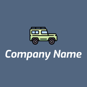 Suv logo on a Kashmir Blue background - Automobile & Véhicule
