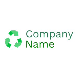 Recycle logo on a White background - Environmental & Green