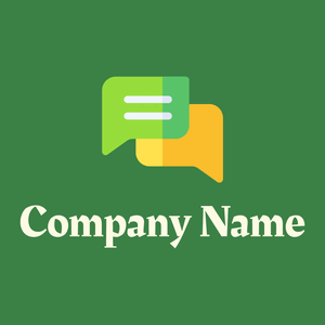 Chatting logo on a Amazon background - Domaine des communications