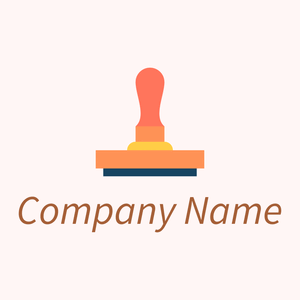 Post office logo on a Snow background - Abstrakt