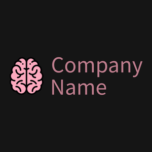 Brain logo on a Nero background - Medizin & Pharmazeutik