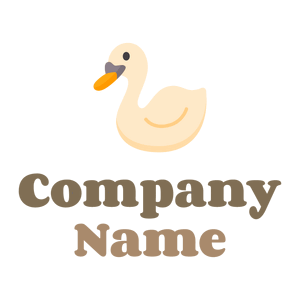 Colored Swan logo on a White background - Animais e Pets