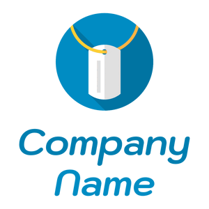 Dog tags military logo on a White background - Autos & Fahrzeuge