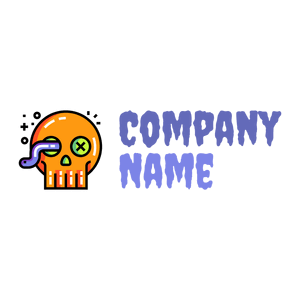 Skull logo on a White background