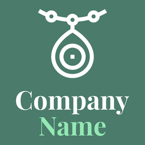 Amulet on a Dark Green Copper background - Moda & Belleza