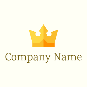 Crown on a Ivory background - Abstrait