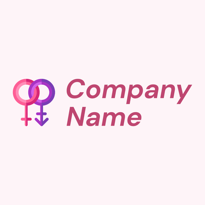 Bisexual logo on a Lavender background - Partnervermittlung