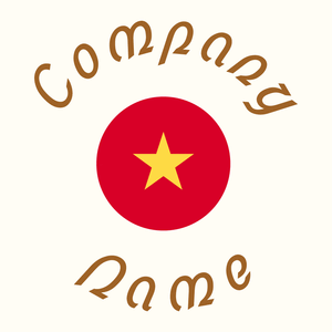 Vietnam logo on a Floral White background - Abstrait