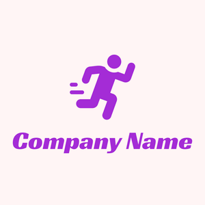 Run logo on a Snow background - Deportes