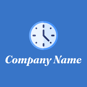 Clock logo on a Curious Blue background - Sommario