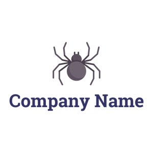 Wide Spider logo on a White background - Animais e Pets