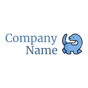 Brontosaurus logo on a White background - Animais e Pets