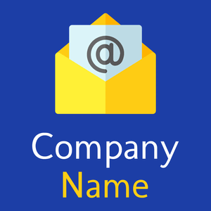Email logo on a Persian Blue background - Affari & Consulenza