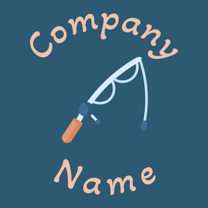 Fishing logo on a Chathams Blue background - Spiele & Freizeit