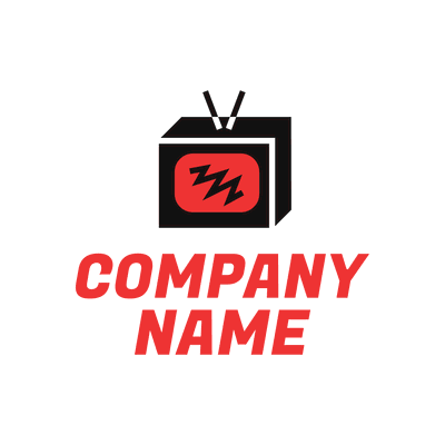 Old television logo - Domaine des communications