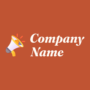 Megaphone logo on a Trinidad background - Comunicazioni