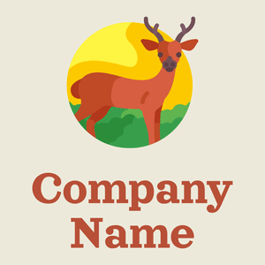 Deer on a Rice Cake background - Animales & Animales de compañía
