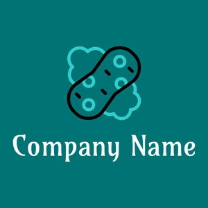 Sponge logo on a Surfie Green background - Nettoyage & Entretien