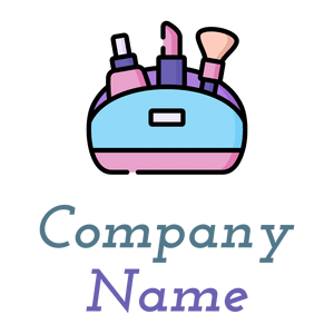 Make up bag logo on a White background - Moda & Bellezza