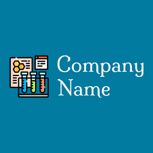 Experiment logo on a Cerulean background - Industrial