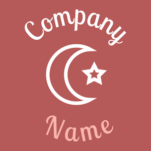 Muslim logo on a Blush background - Abstrakt