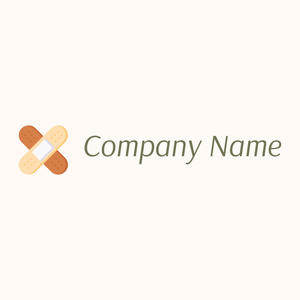 Band aid logo on a Seashell background - Medicina & Farmacia
