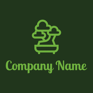 Bonsai logo on a Myrtle background - Medio ambiente & Ecología