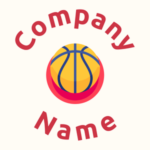 Sunglow Basketball on a Floral White background - Sport