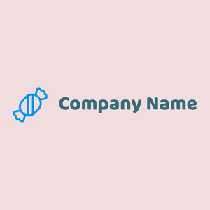 Candy logo on a beige background - Niños & Guardería