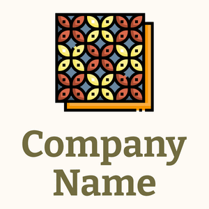 Black Batik on a Floral White background - Empresa & Consultantes
