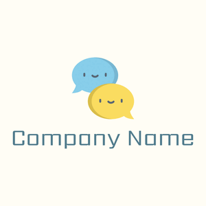 Chat logo on a Floral White background - Negócios & Consultoria