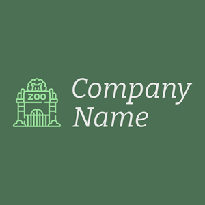 Zoo logo on a Killarney background - Animais e Pets