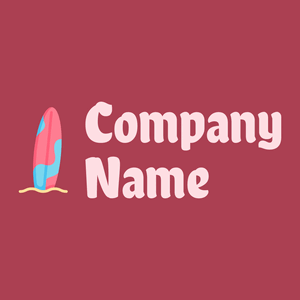 Surfing board logo on a Night Shadz background - Communauté & Non-profit