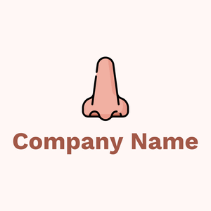 Nose logo on a Snow background - Hospital & Farmácia
