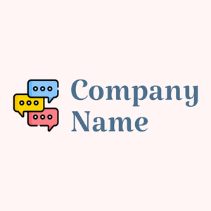 Chatting logo on a Snow background - Communications