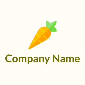 Carrot logo on a Floral White background - Animaux & Animaux de compagnie