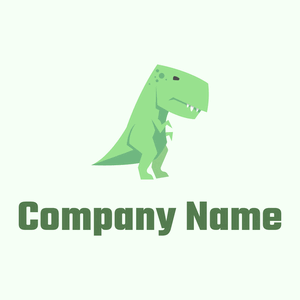 Tyrannosaurus rex logo on a Honeydew background - Categorieën