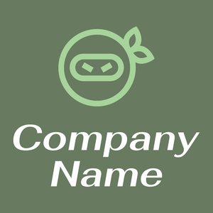 Ninja logo on a Axolotl background - Abstract